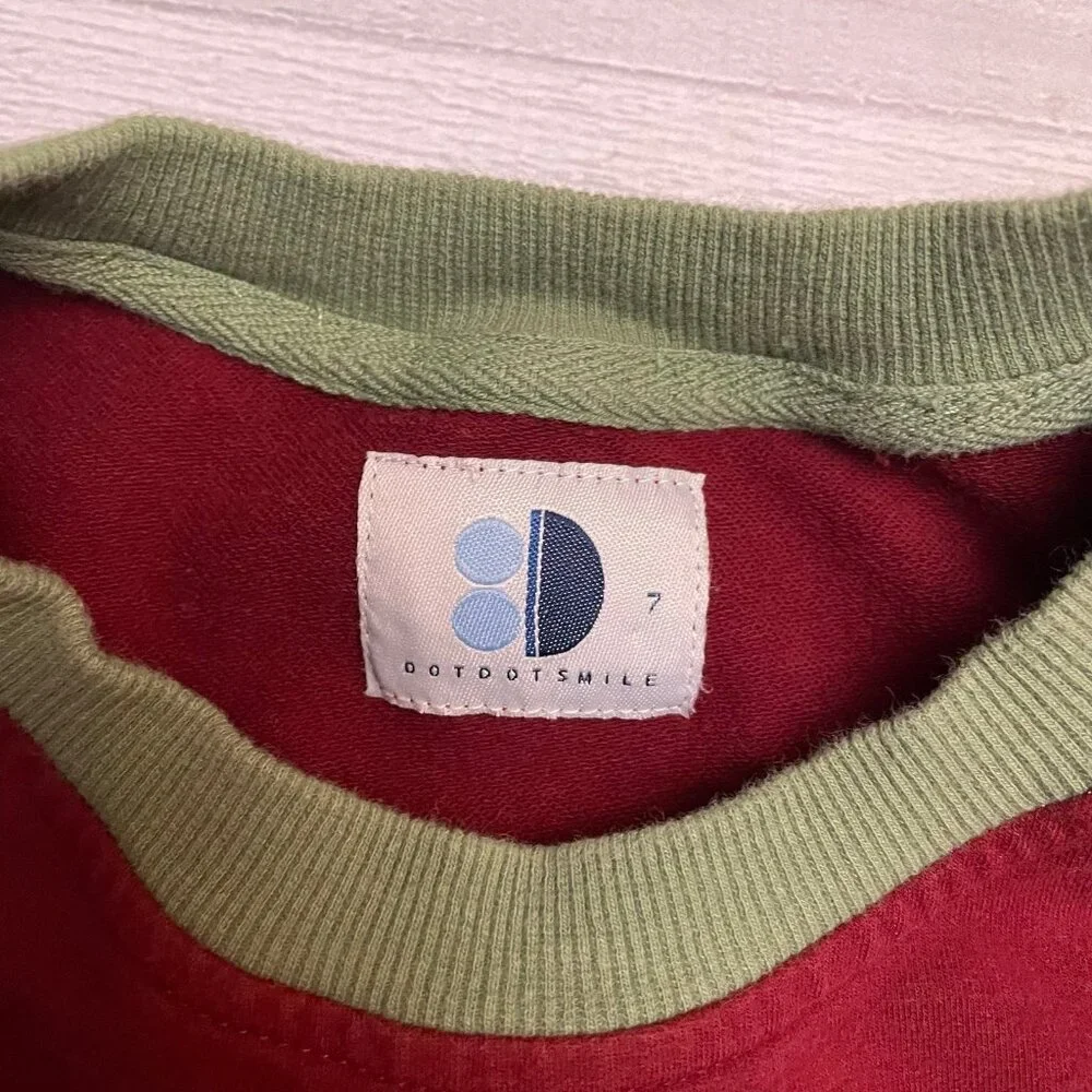 Dot dot smile city‎ sweatshirt size 7